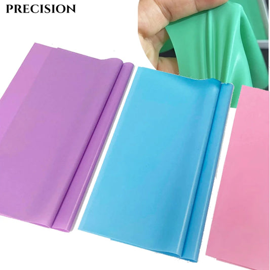 Dental Rubber Dam Sheet 52pcs 5“x5” / 36pcs 6"x6" Natural Latex Rubber Barrier Dams Dental Materials for Teeth Whitening