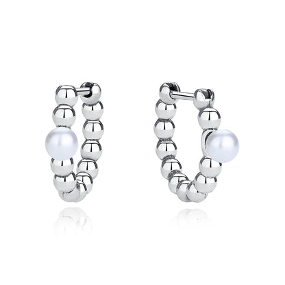 925 Sterling Silver Crystal Earrings - Rose Gold Crown Heart Bee Set