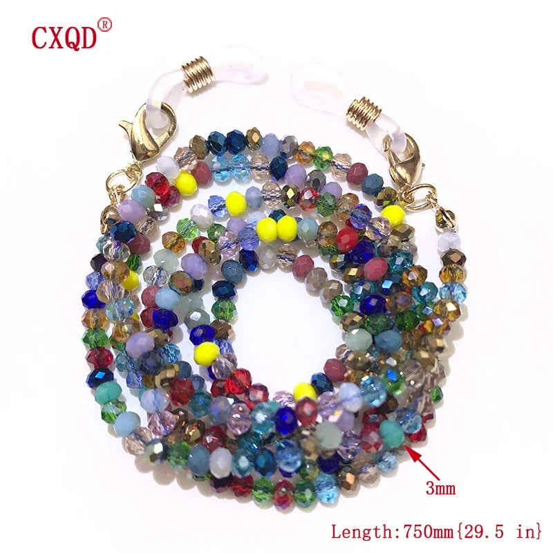 Handmade Fashion Glasses Chain | Beaded Lanyard Sunglasses Cord | Women