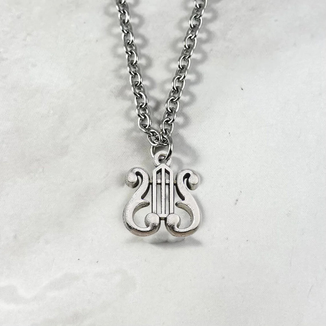 Handmade Apollo's Lyre Necklace | Y2K Greek Mythology Jewelry | USA Australia