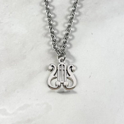 Handmade Apollo's Lyre Necklace | Y2K Greek Mythology Jewelry | USA Australia