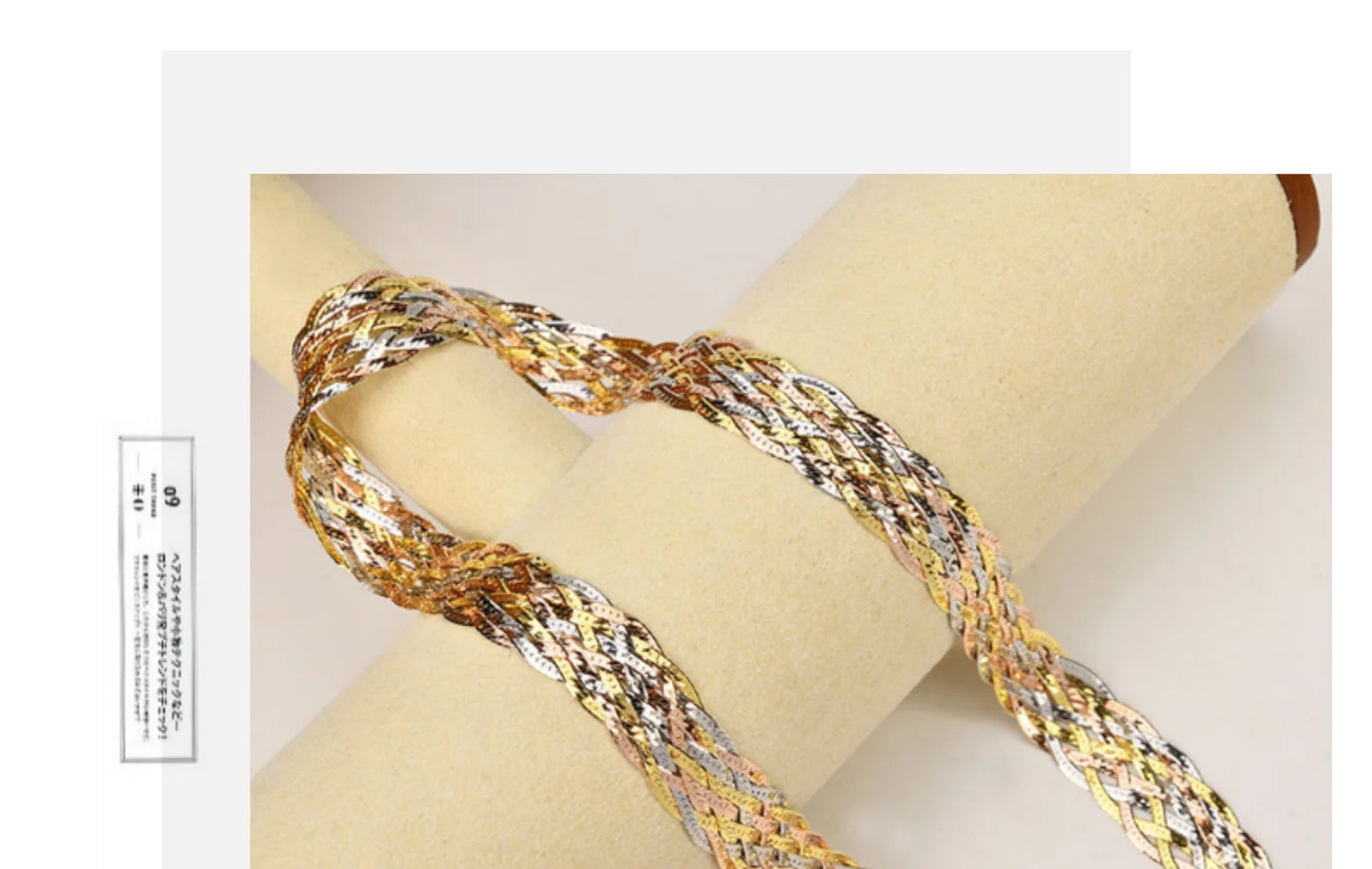 S925 Silver Necklace for Women Italian Craftsmanship Tri Color Silver Six Thread Woven Pure Collarbone Chain Fashion Jewelry