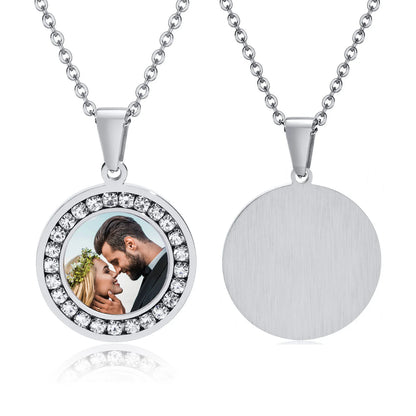 Custom Photo Pendant Necklace | Personalized Memory Locket | USA Australia