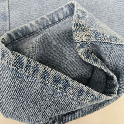 Spring Kids Jeans | Girls Solid Color Loose Wide Leg Pants | Ages 3-9 | USA