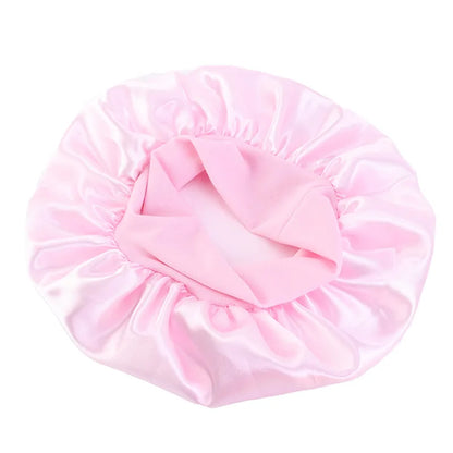 Kids Satin Night Sleep Cap | Wide Band Elastic Turban | Boys Girls | USA