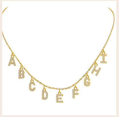 Personalized Initial Name Necklace | Stainless Steel Letter Pendant | USA