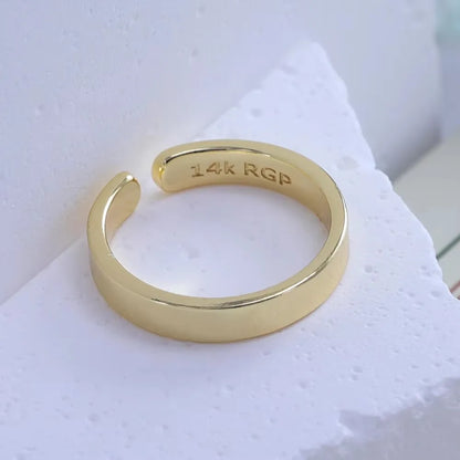 Sterling Silver Flower Bow Ring - Love Combination Adjustable Design