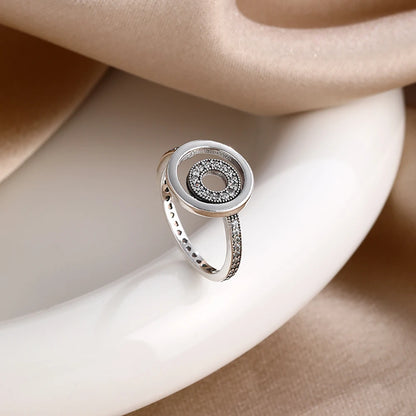 925 Silver Originales Miniso Disney Mickey Minnie butterfly Daisy Wedding Ring Set For Woman Luxury Jewelry Party Gift