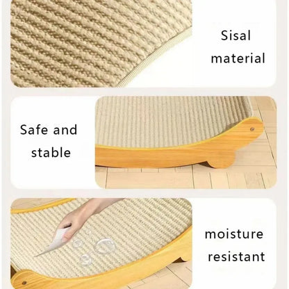 Wooden Cat Scratching Pad | Multifunctional Sleeping Bed | Pets | USA Australia