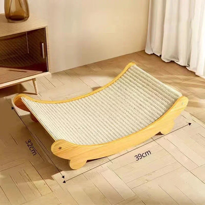 Wooden Cat Scratching Pad | Multifunctional Sleeping Bed | Pets | USA Australia