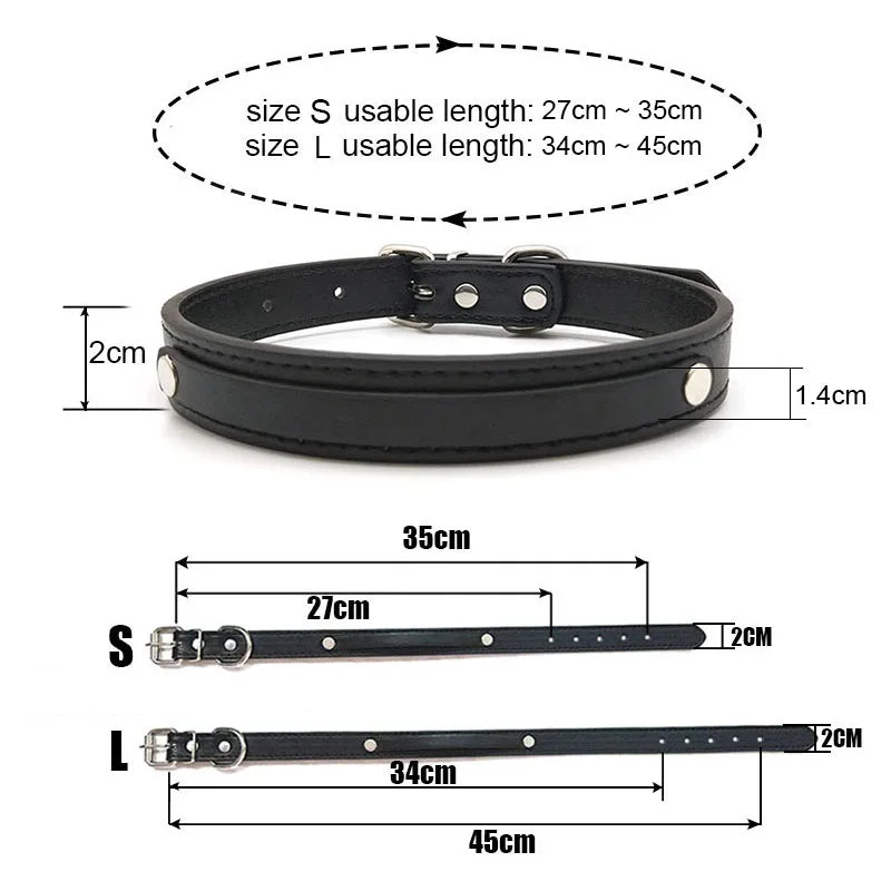 Sexy PU Leather Custom Name Choker | Personalized Collar Necklace | Women and Men
