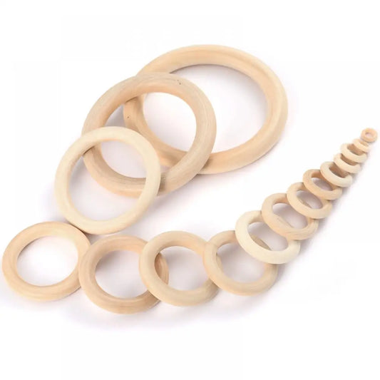 Natural Maple Wood Baby Teething Ring | BPA Free Teether | USA Australia