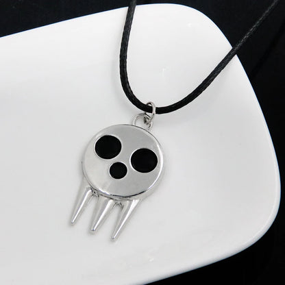 Soul Eater Skull Logo Necklace | Death the Kid Cosplay | Anime Jewelry
