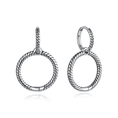 925 Sterling Silver Crystal Earrings - Rose Gold Crown Heart Bee Set