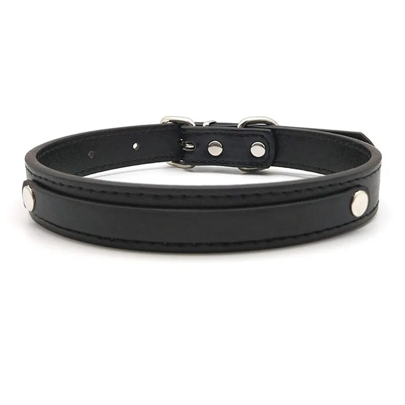 Sexy PU Leather Custom Name Choker | Personalized Collar Necklace | Women and Men