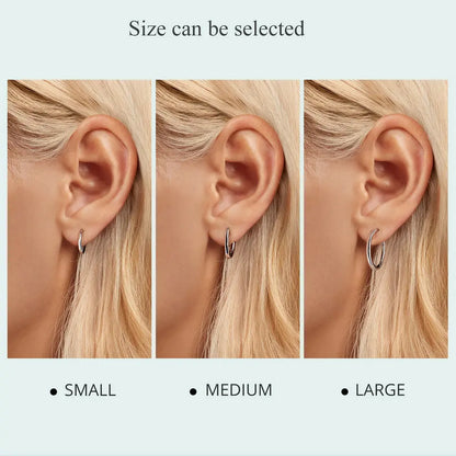 Minimalist Huggie Hoop Earrings - 18K Gold Plated Sterling Silver