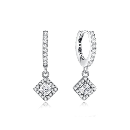 925 Sterling Silver Crystal Earrings - Rose Gold Crown Heart Bee Set