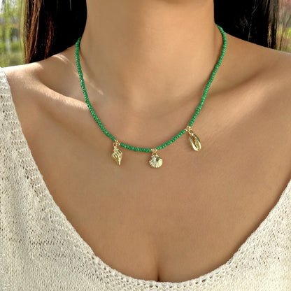 Bohemian Starfish Beach Necklace for Women | Pearl Beaded Choker | Summer | USA