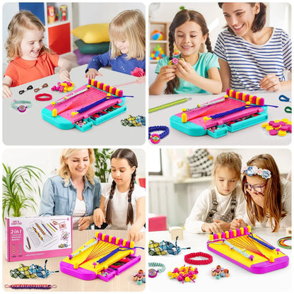 Friendship Bracelet Making Kit for Girls | Arts Crafts String Maker | Birthday Gift | USA