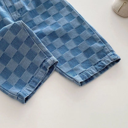 Solid Color Kids Pants - Elastic Waist Casual Trousers (1-6 Years)