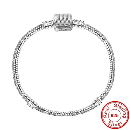 Handmade 925 Sterling Silver Necklace Bracelet Jewelry  Bridal Party Sets Women Charm Bracelet Necklace Fine Jewelry