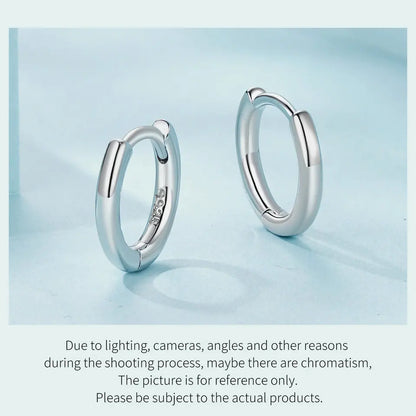 Minimalist Huggie Hoop Earrings - 18K Gold Plated Sterling Silver