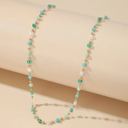 Bohemian Colorful Beaded Necklace Set | Fashion Jewelry Choker | Women